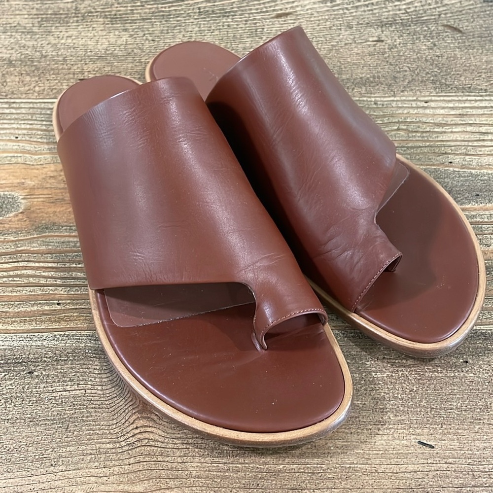 Vince Cognac Edris Sandals